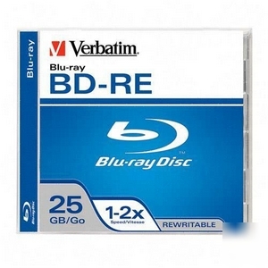 Verbatim 95358 -bd-re 25GB 2X branded 