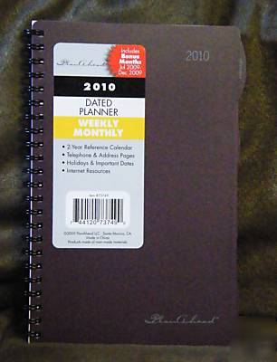 Weekly-monthly planner, planahead, 5X8, jan.-DEC2010