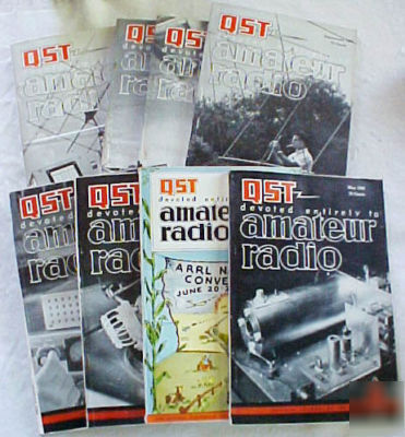 (8) issues 1969 arrl qst magazine amateur ham radio