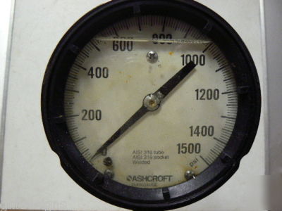 Ashcroft 1279 duragauge liquid-filled pressure gauge 