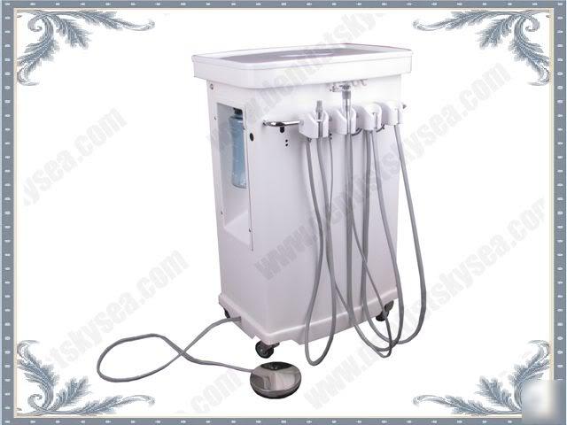 Deluxe dental unit equipment delivery cart x