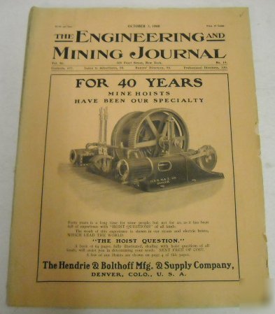 Engineering & mining journal 1908 magazine v 86 # 14