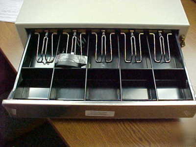 New mmf ecd 232 cash drawer bill tray power supply keys