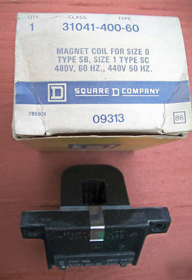 New square d 31041-400-60 magnet coil for size 0-1 ** **
