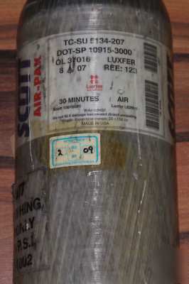  scott (luxfer) carbon fiber 30 min. 3000 psi bottle