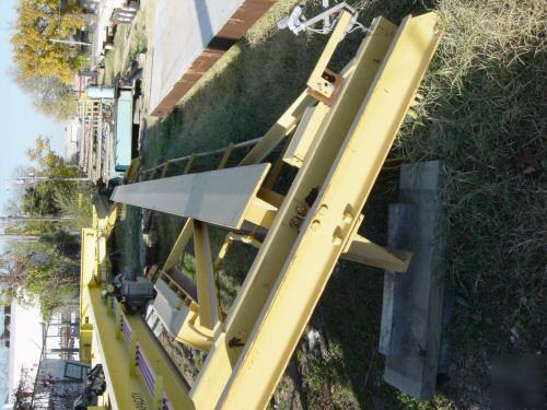 Acco 3 ton electric hoist cable type bridge crane 38 ft