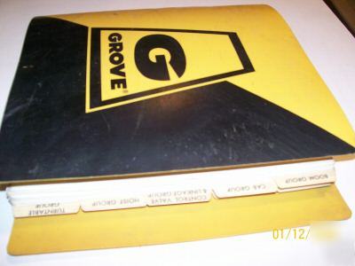 Grove TMS250C crane parts manual cummins 6CT8.3 9/1987