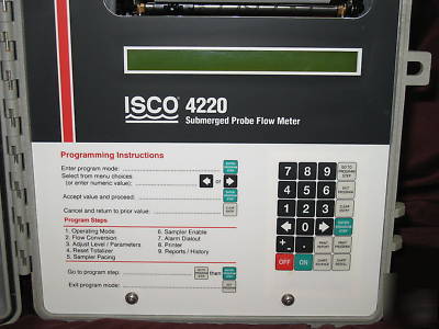 Isco 4220 submerged probe flow meter with probe
