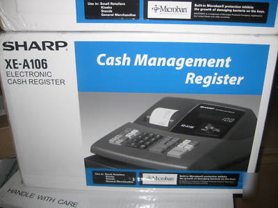 New brand sealed- sharp xe-A106 business cash register