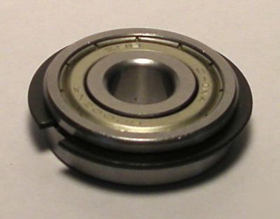 (10) 6200ZSR ball bearings, w/ snap ring, 10X30 mm