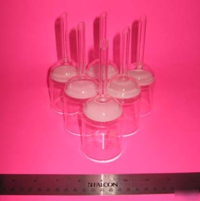 $634 value set 6 pyrex perforated plate buchner funnels