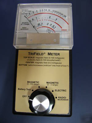 Digital emf meter 822A & trifield 100XE em & radiowaves
