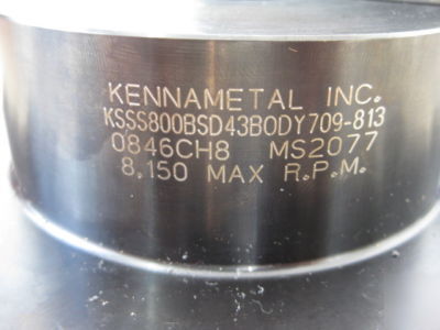 Kennametal slotting cutter kit KSS800BSD4R709-813 (W2)