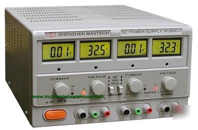 Mastech HY3005D-3 variable triple-ouput dc power supply
