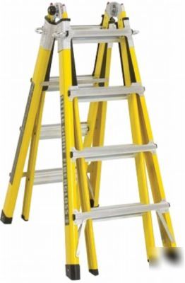 New 17' little giant fiberglass ladder type 1A 300 lb 