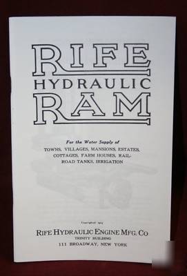Rife hydraulic ram manual hit & miss