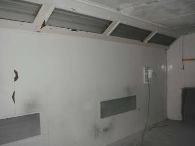 Panel beater spray paint booth going very cheap 