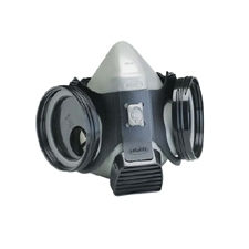 Aearo 50089 rubber half mask respirator med-lot-10-ea