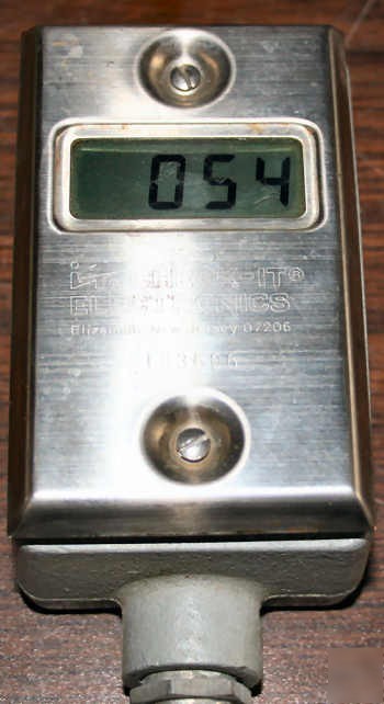 Check-it electronics - digital lcd thermometer 9V temp