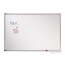 New quartet dry erase board 3'X2', aluminum frame w/war