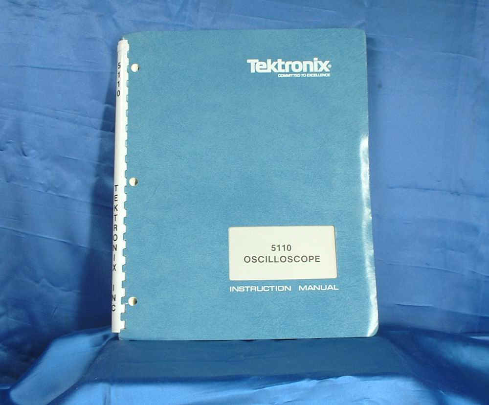 Tektronix 5110 oscilloscope original service manual
