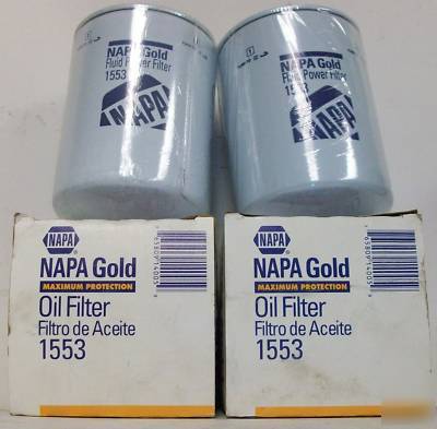 Napa gold series fluid power filter oil filter pair 
