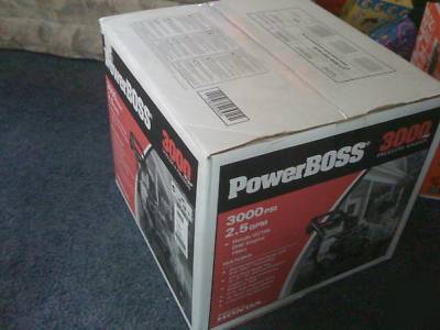 Powerboss 3000 pressure washer 2.5GPM honda motor GC190