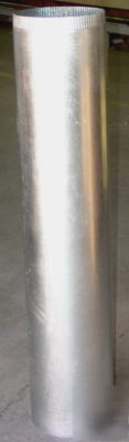 * 26 gauge (.022) galv steel vent pipe 10