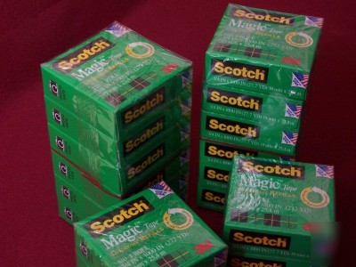 3M scotch 810 magic tape refill rolls-3/4X1000--3 rolls