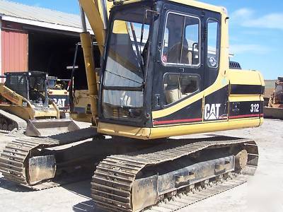 Caterpillar cat 312 excavator hydraulic machine tractor