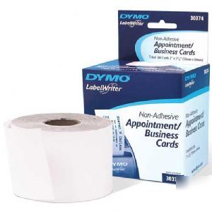 Dymo white appointment/ business cards