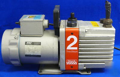 Edwards vacuum pump E2M2 dual stage rotary