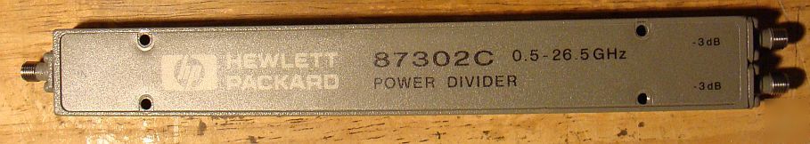 Hp 87302C power divider 0.5 - 26.5 ghz 3DB