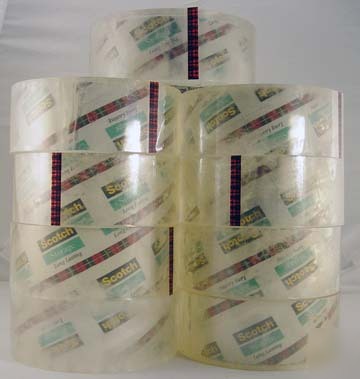 24 rolls 3M scotch packing shipping storage clear tape