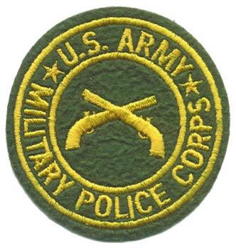 Army mp corps patch