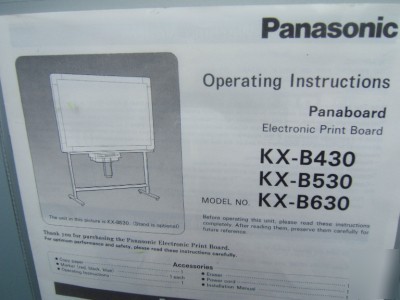 Panasonic kx-B430 electronic whiteboard