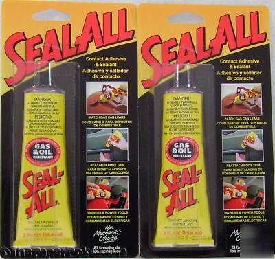 Seal-all contact adhesive sealant oil gas resistant 2PK