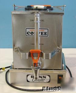 Bunn 2 gallon decaf coffee portable dispenser w/warmer
