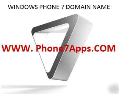 New phone 7 apps.com best domain name for windows phone