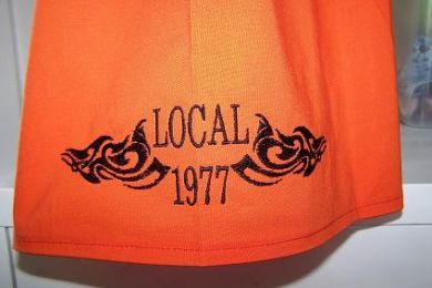 Your local union number tribal hard hat neck shade