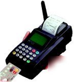 Free satellite linked credit card terminal w/ account