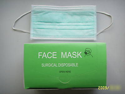 50 x non-woven 3 layer ear-loop medical face mask flu