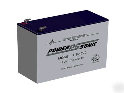 New power-sonic ps-1270 F1 - PS1270 12 volt sla battery 