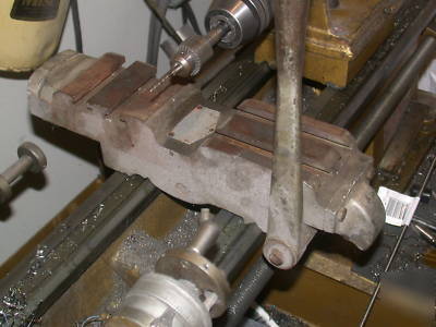 11 & 12 inch logan lathe double tool post cross slide 
