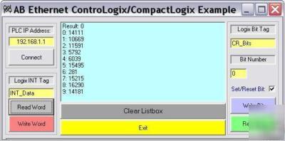 Allen-bradley activex for slc, micrologix, controllogix