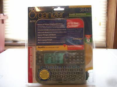 New royal organizer DS3360 384KB with calulator