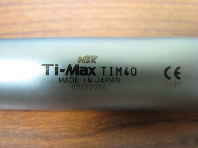 Nsk ti-max TIM40 electric handpiece micromotor