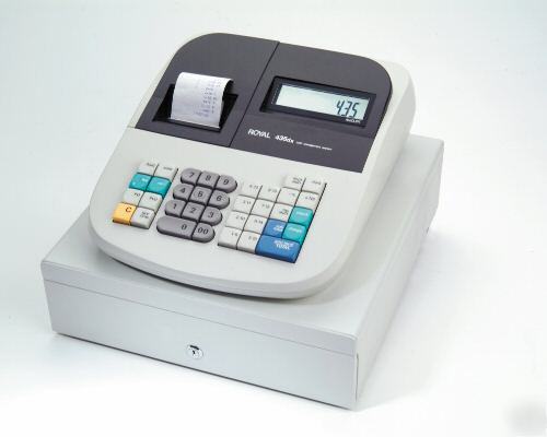 Royal 435DX cash management system cash register 800PLU