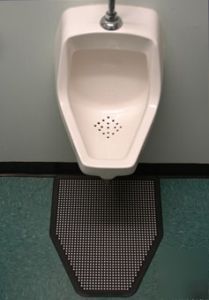 Disposable washroom floor mat urinal mat 6/cs free ship
