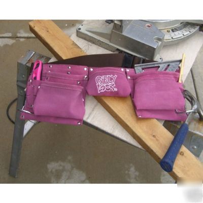 Girlylock women's tool belt - practical pink